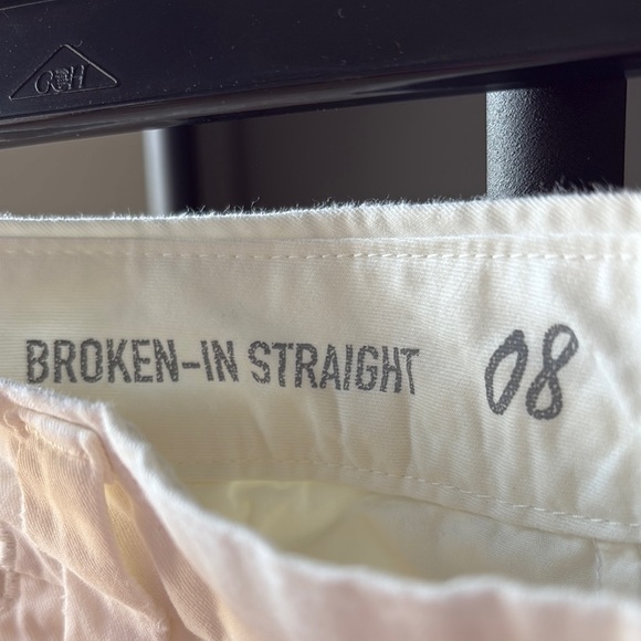 Gap Khakis Broken In Straight Off White Size 8 - Picture 4 of 9